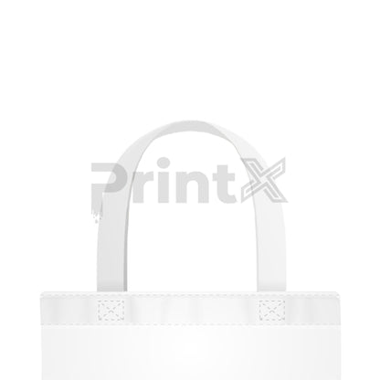 Sac non tissé 50x50x10cm avec anse blanc